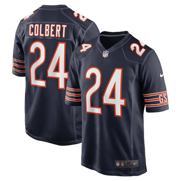 Men's Navy Chicago Bears #24 Adrian Colbert Stitched Game Jersey